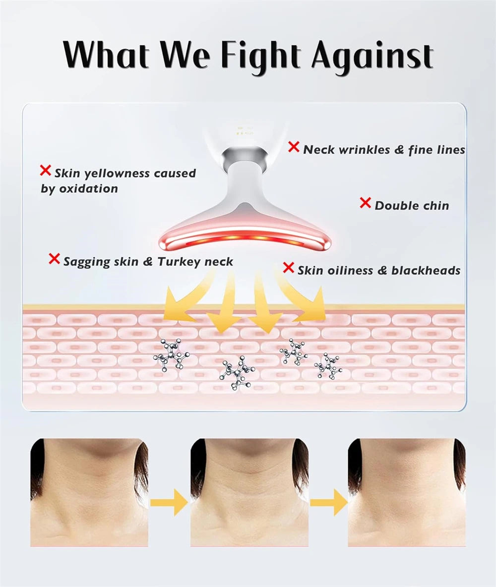 LucieLuxe™ Neck Face Lifting Massager