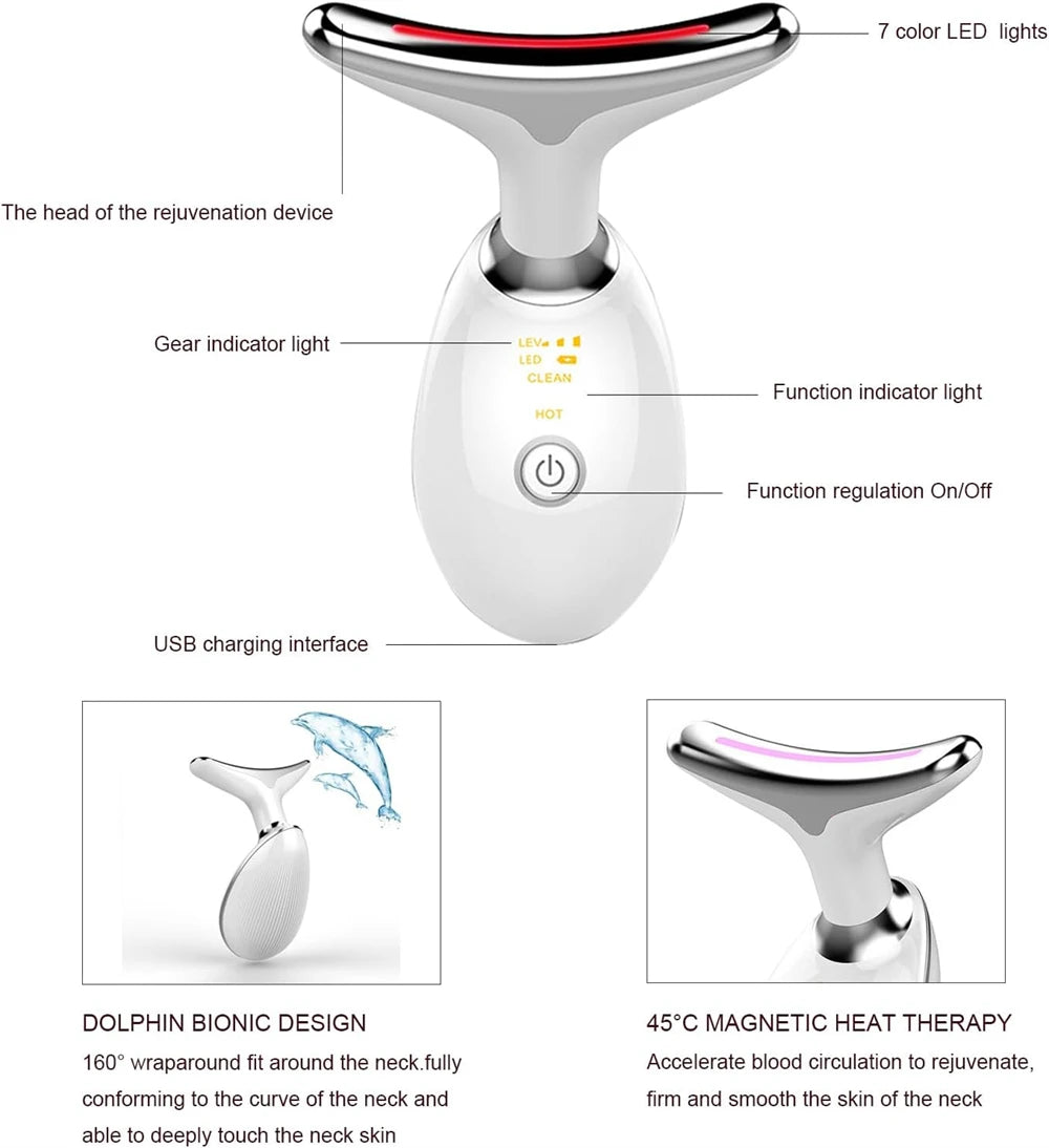 LucieLuxe™ Neck Face Lifting Massager