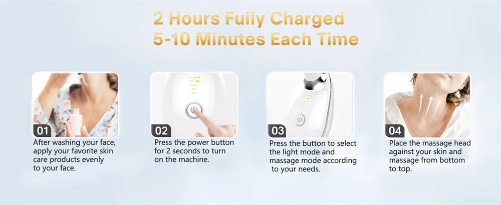 LucieLuxe™ Neck Face Lifting Massager