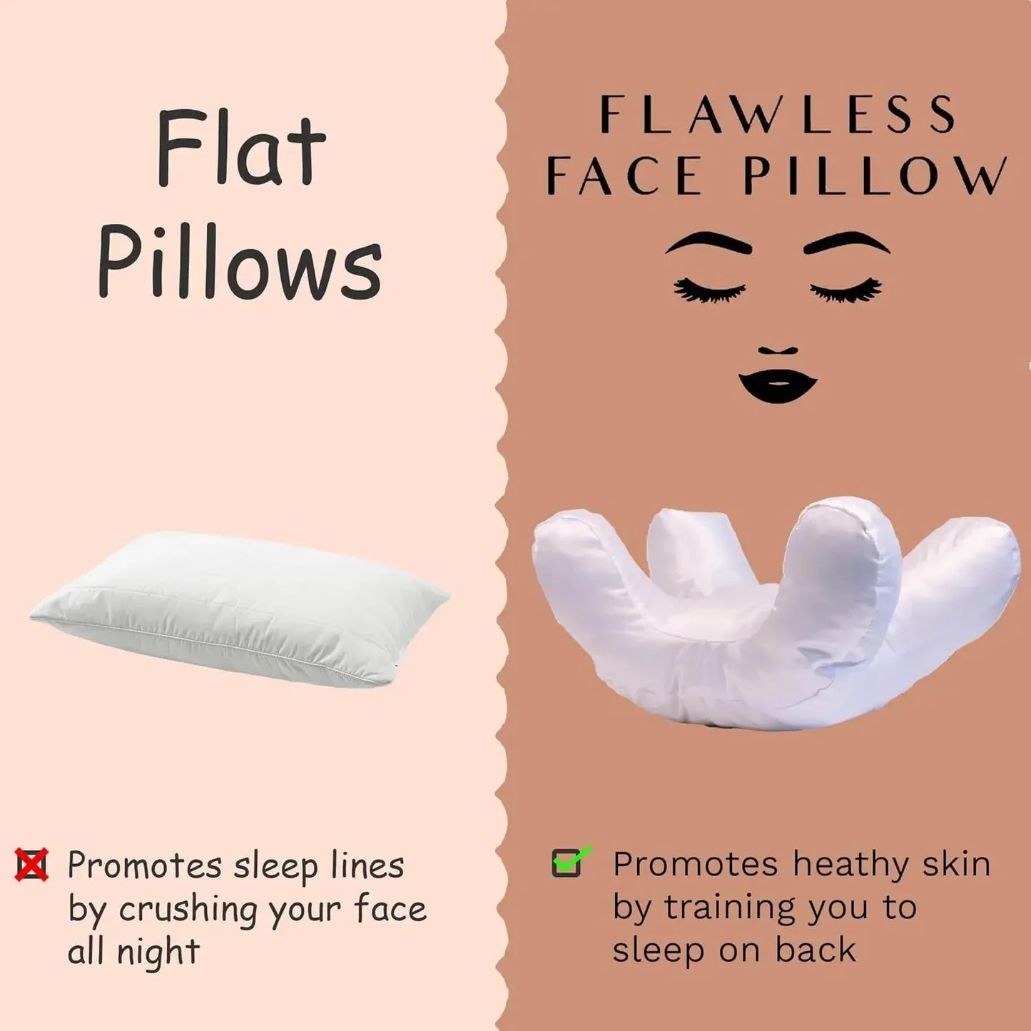 LucieLuxe™ anti-wrinkle Beauty Sleeping Pillow