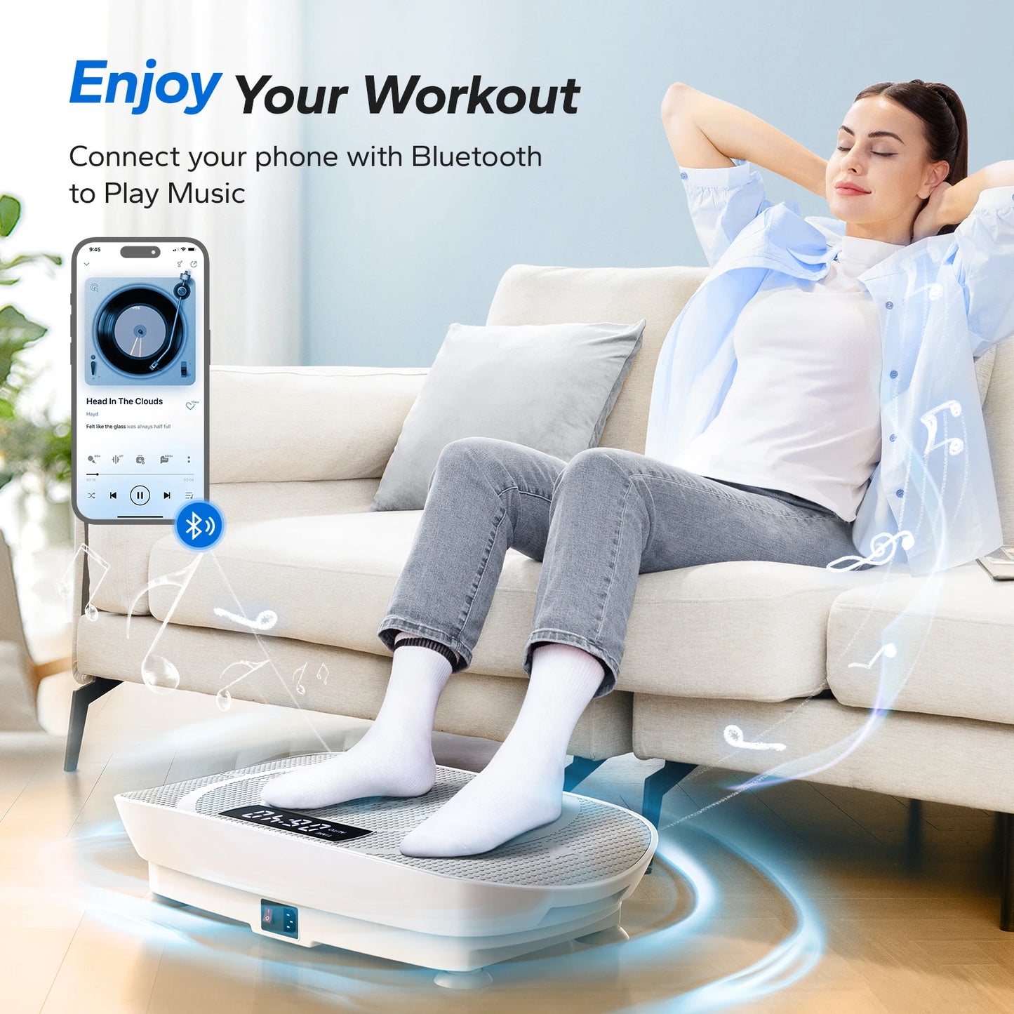 LucieLuxe™ Whole Body Vibration Plate
