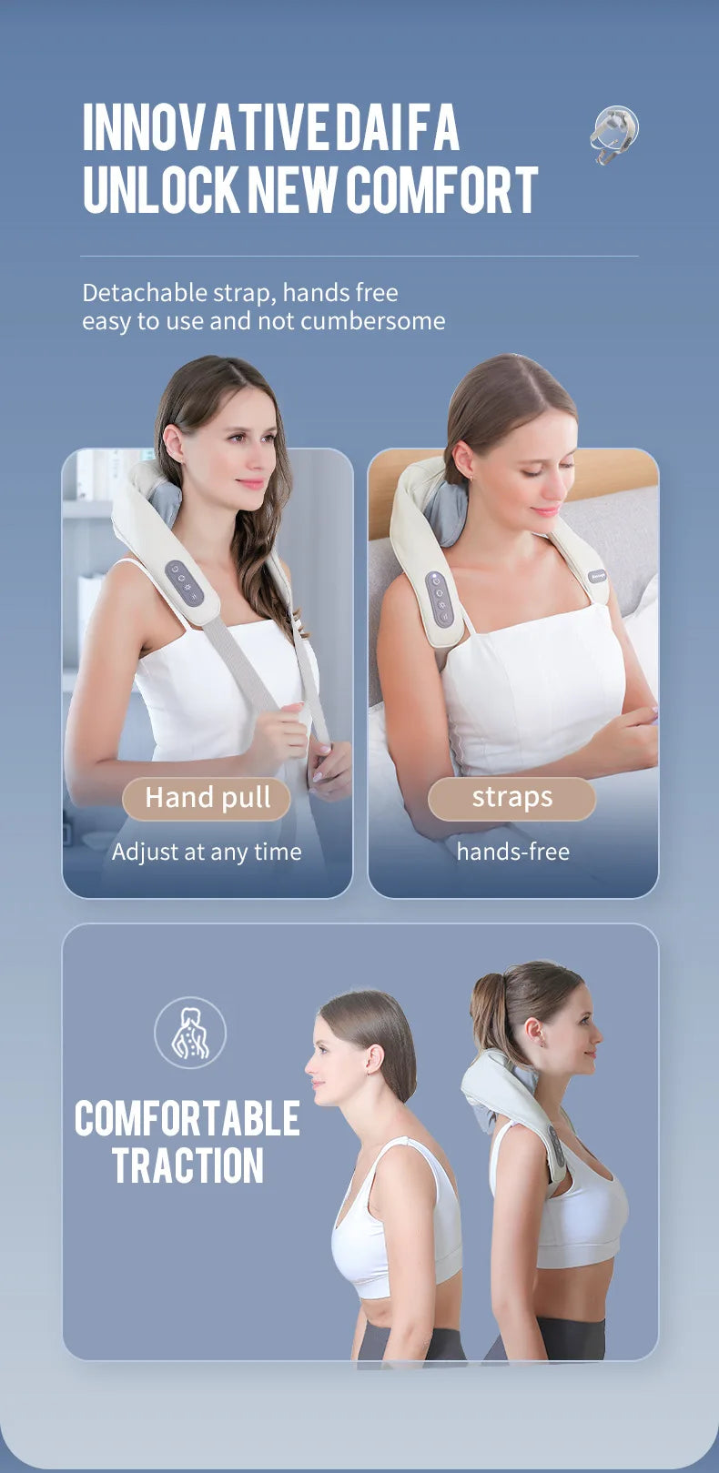 Lucie Luxe™ Neck And Shoulder Massager