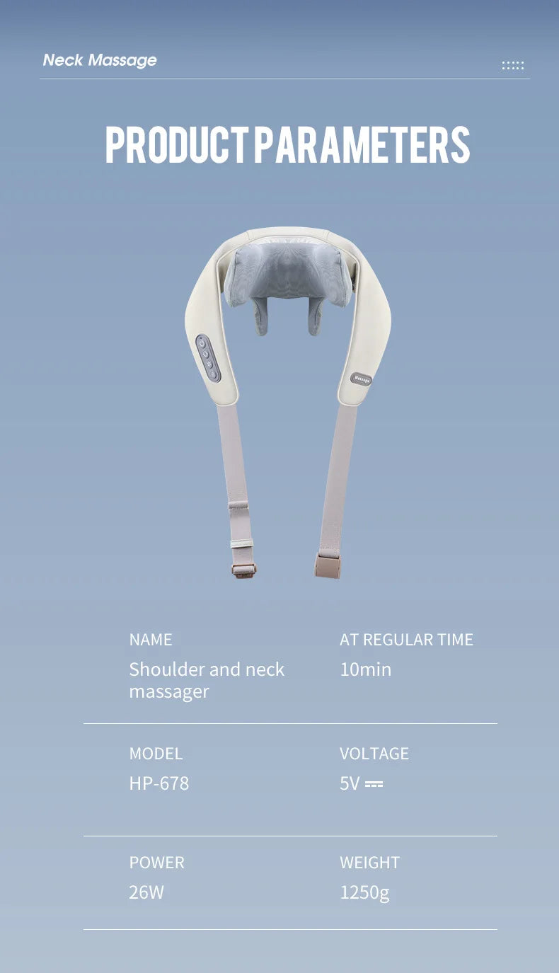 Lucie Luxe™ Neck And Shoulder Massager