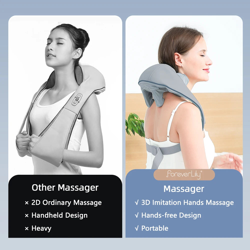 Lucie Luxe™ Neck And Shoulder Massager