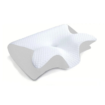 LucieLuxe™ Butterfly Memory Foam Neck Pillow with Armrests for Side & Back Sleepers