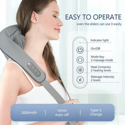 Lucie Luxe™ Neck And Shoulder Massager