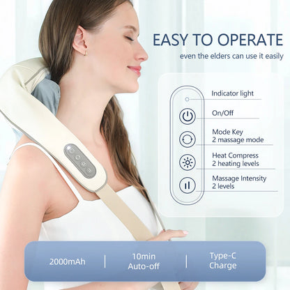 Lucie Luxe™ Neck And Shoulder Massager