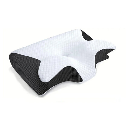 LucieLuxe™ Butterfly Memory Foam Neck Pillow with Armrests for Side & Back Sleepers